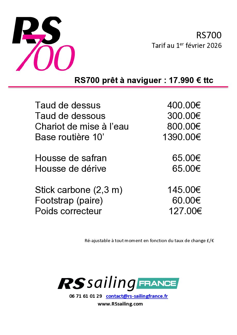 RS 700 : le solitaire avec trapèze et gennaker – Image 3